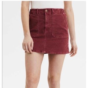 American Eagle Pink Corduroy Mini Skirt Sz. 12‎